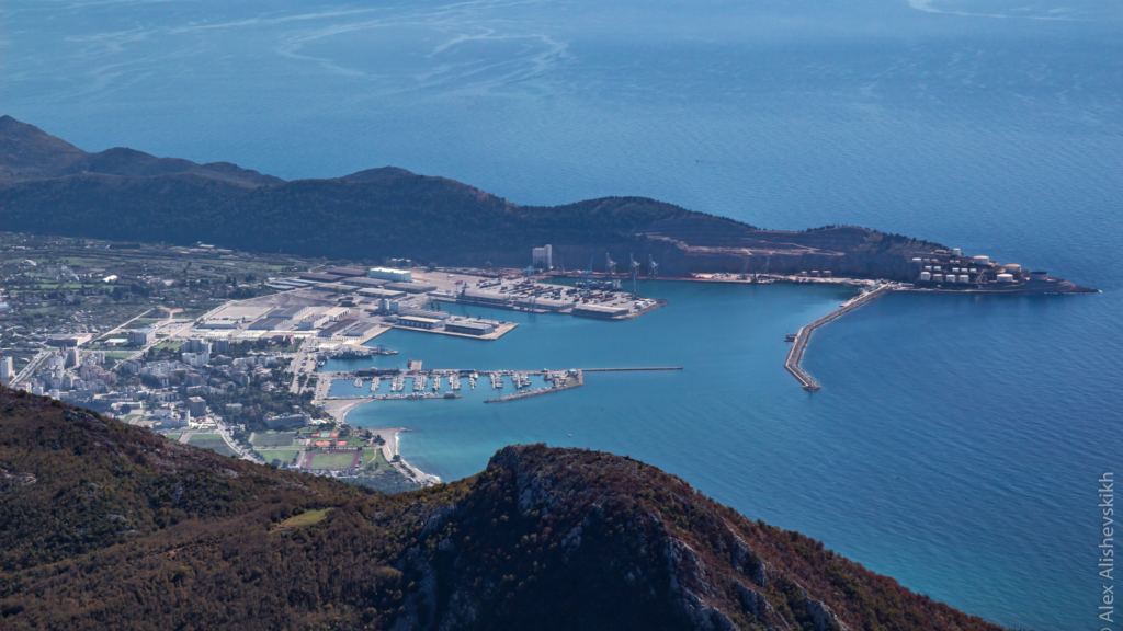 Port of Bar in Montenegro.